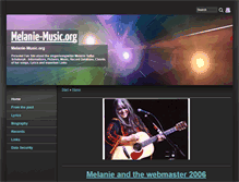 Tablet Screenshot of melanie-music.org