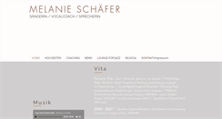Desktop Screenshot of melanie-music.de